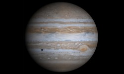 3 color view of Jupiter by NASA's Cassini space probe
