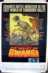 Movie Poster for The Valley of Gwangi