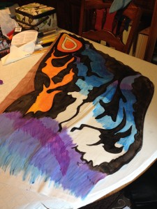 Two coats of paint