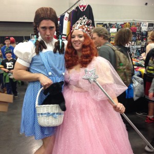 Adorable couple as Dorothy and Glenda