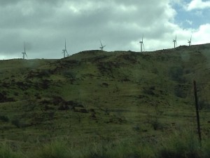 The same Wind Turbines on the way back from Haleakala National Park