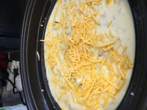 Sauce and more cheese