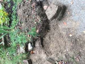 Taking the retaining wall apart